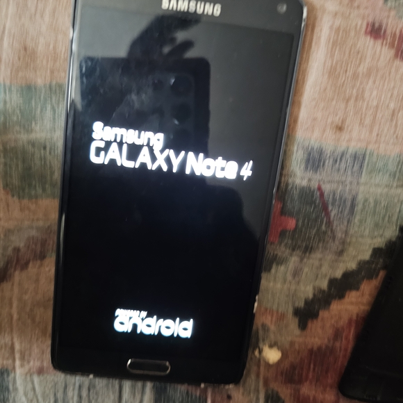 Samsung Smartphone with Black Display